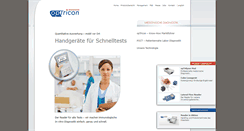 Desktop Screenshot of optricon.de